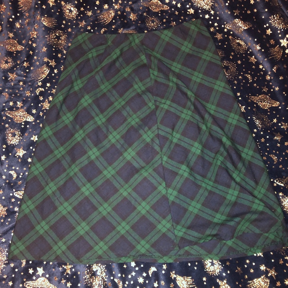 Robyne Faune Plaid Midi Skirt